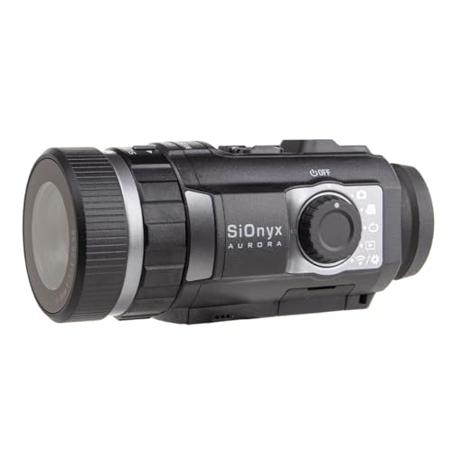 SIONYX Aurora Black Color Digital Night Vision Camera & Kits – Rugged and Impact-Resistant Aurora Black, WiFi, Mount, 32GB MicroSD Card, Waterproof Protective Case, & More