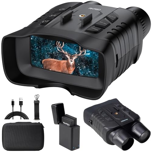 AKASO Seemor-200 Night Vision Goggles - 4K Full Color Night Vision Binoculars for Adults, App-Enabled Photo and Video Saving,AI-ISP 3280FT Viewing Range,16x Digital Zoom for Camping Hiking & Security