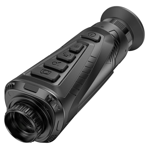 CVLIFE 256x192 Thermal Monocular - 15mm Lens, 1024x768 HD Display, 50Hz Frame Rate Night Vision Thermal Imaging - 6 Color Modes, WiFi Handheld Monocular for Hunting Camping
