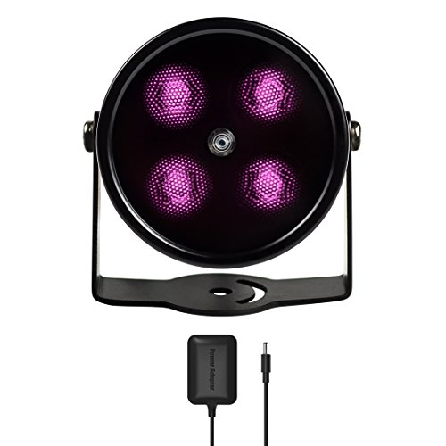 Tendelux 80ft IR Illuminator, AI4 850nm Infrared Light for Security Camera