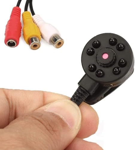 Vanxse CCTV Mini Security Camera Hd 3.6mm 90degree 1000tvl 8PCS Infrared IR LEDs Night Vision Indoor/Outdoor Mini CCTV Surveillance Camera